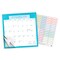 Seaside Currents | 2026 12 x 12 Inch (Hanging) Monthly Square Wire-O Calendar | Sticker Sheet